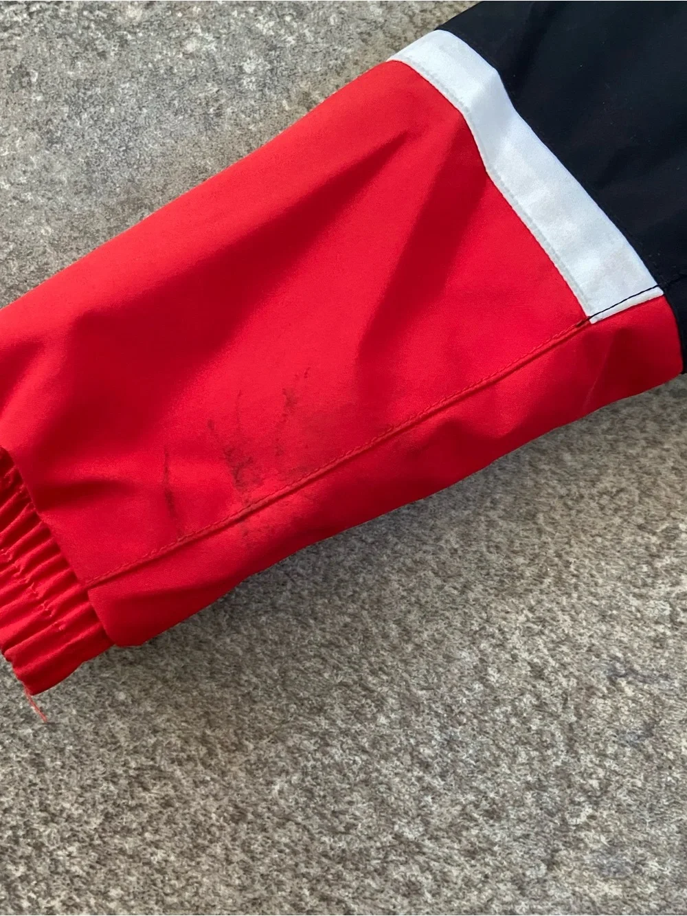 Spyder Challenger Black & Red Hooded Winter Ski Jacket